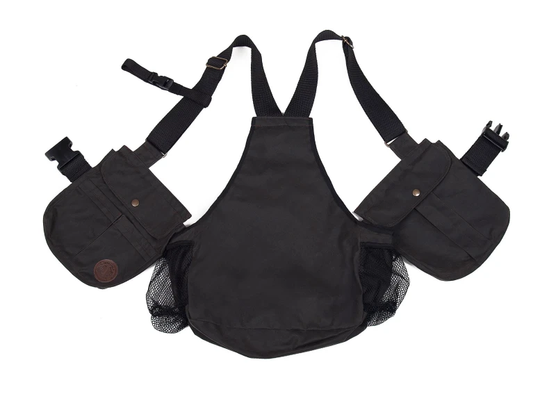 Kamizelka treningowa Trainer waxed brazowa.3