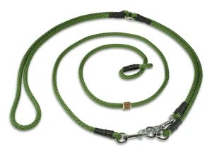Smycz myśliwska Hunting Profi bez stopera khaki 8mm