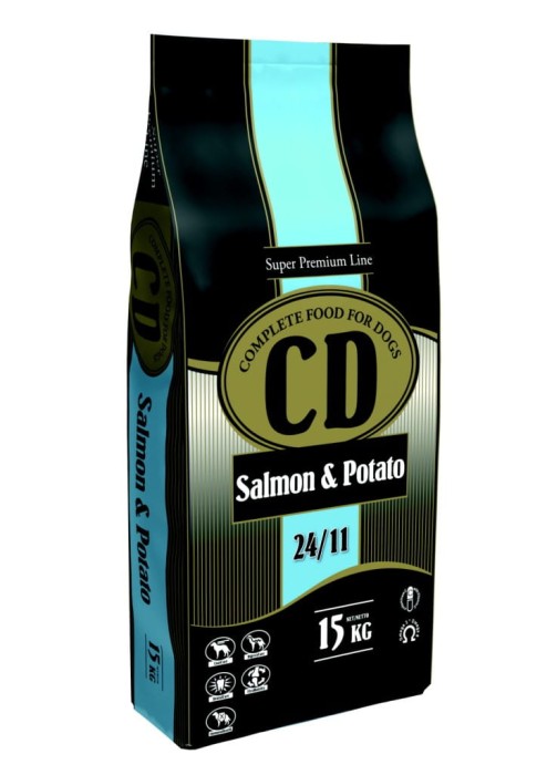 Delikan CD Salmon &amp; Potato 15kg
