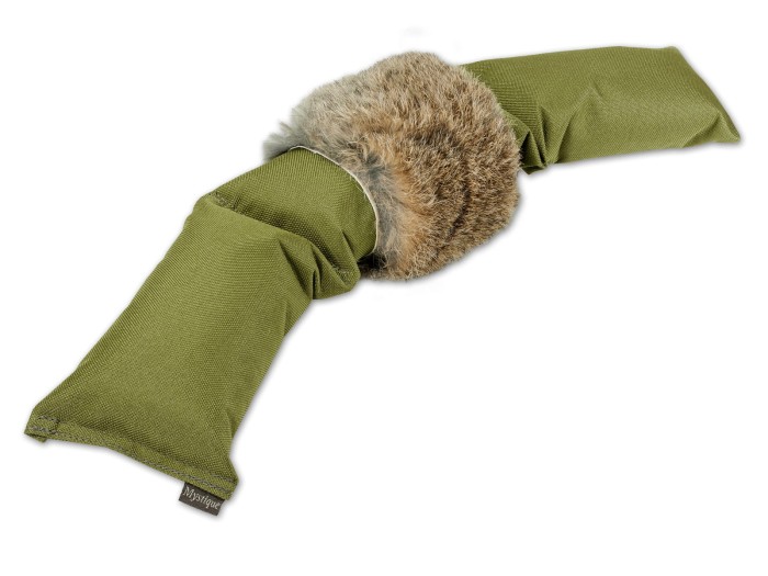 Dummy 3-czesciowe 2,5kg khaki z futrem krolika